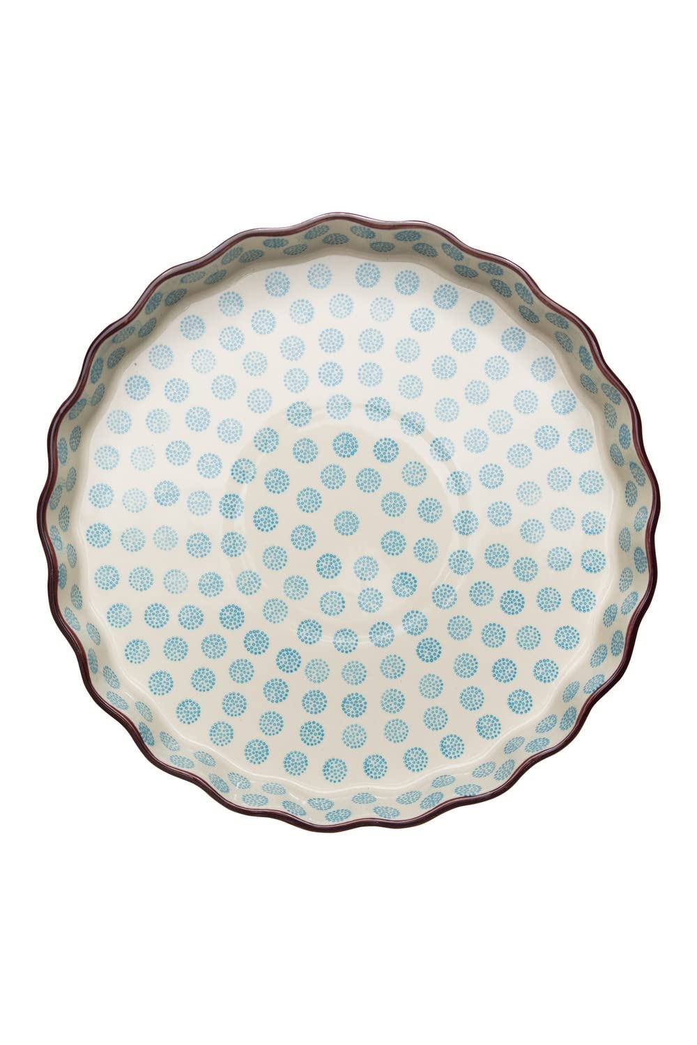 Tranquillo Plat à tarte en grès Rétro 27 cm, Moulé, Earthenware, Casual, Retro, Baking Dish, Tart Pan