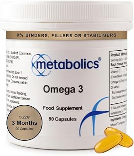 Omega Fish Oil Capsules 1000mg – Pure EPA & DHA with Vitamin E – Heart, Brain & Vision Support – Low Oxidation, Heavy Metal Tested – 90 Fish Gelatin Softgels