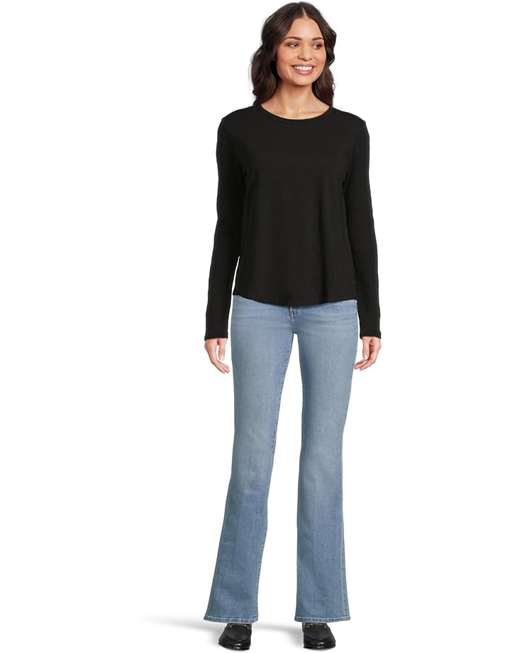 Elliott Lauren Garment Dye Tees - Long Sleeve Round Neck Tee with Rib Sleeve and Back Gusset - #5 of 5