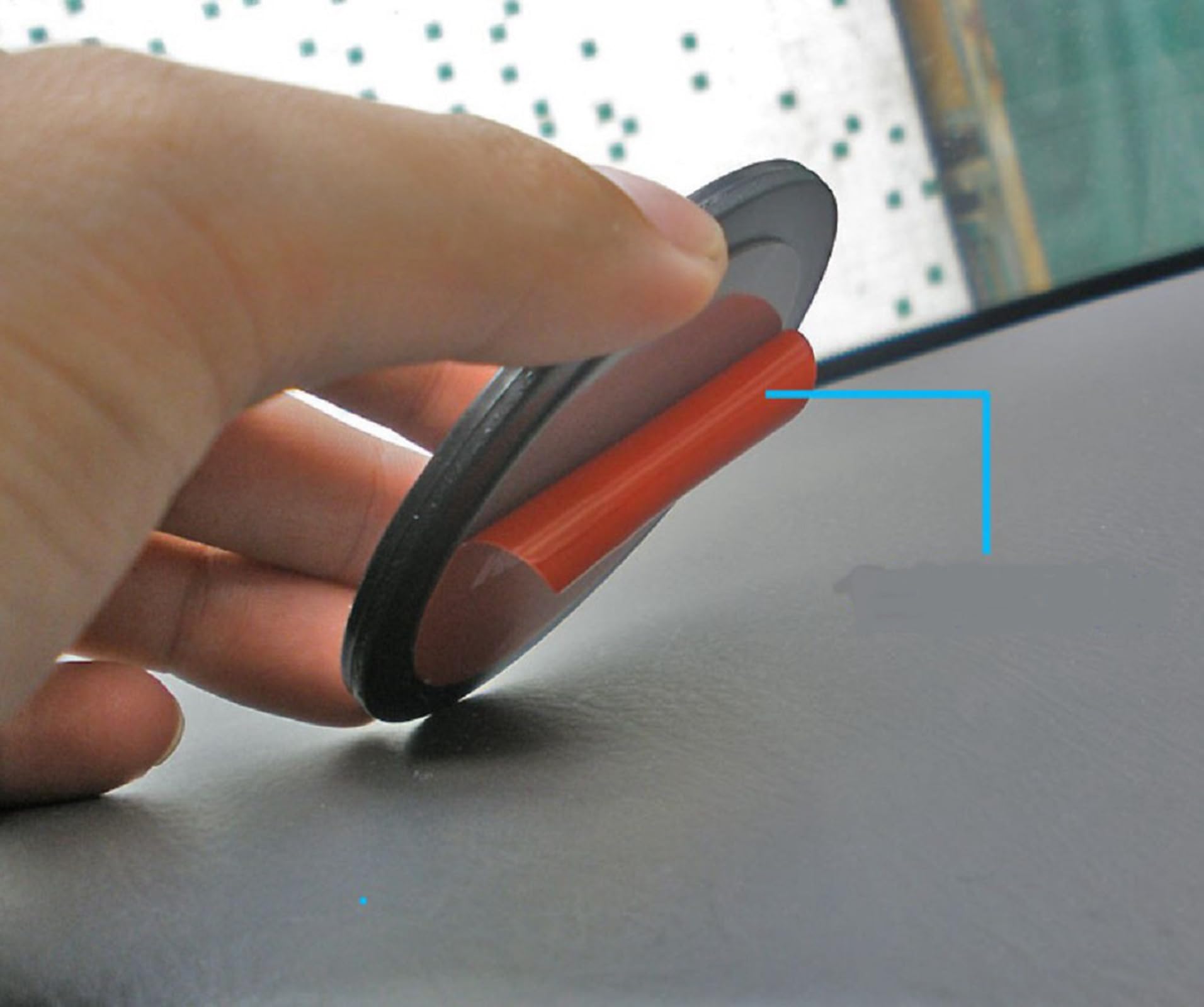 Dischi Adesivi Per Cruscotto 73mm - Supporto Ventosa Per GPS E Smartphone, 2 Pezzi - Foto 8