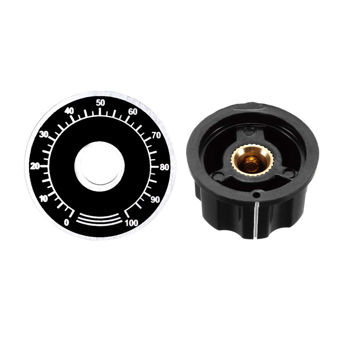 最終値下げ!スピーカーコントロールノブ パワーアンプ 29x18mm 4個入 最終値下げ!スピーカーコントロールノブ パワーアンプ 29x18mm 4個入