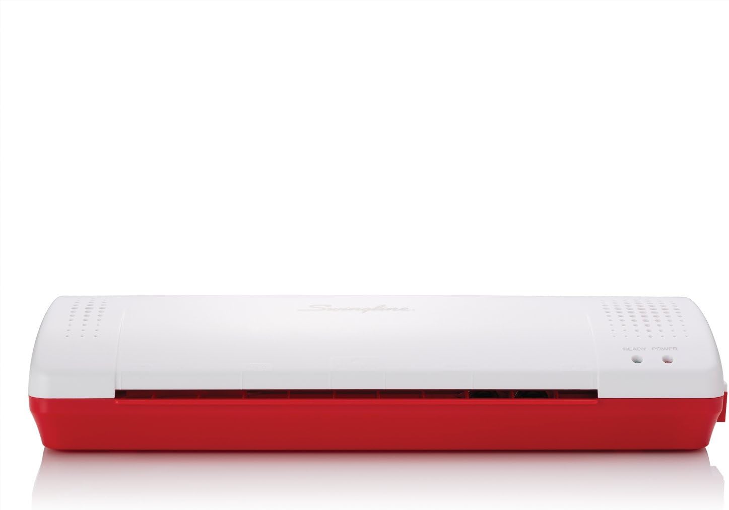 Swingline Laminator, Thermal, Inspire Plus Lamination Machine, 9 inches Max Width, Quick Warm-Up, Includes Laminating Pouches, White / Red (1701864ECR)