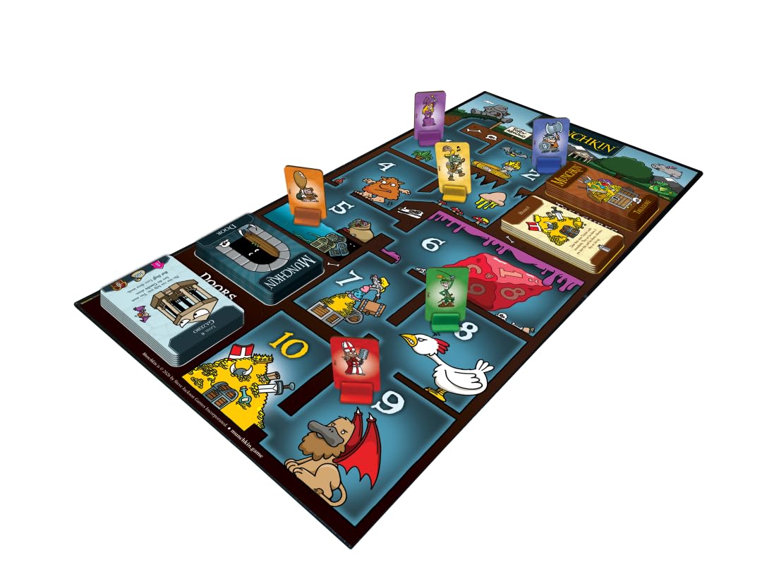 Steve Jackson Games Munchkin Deluxe - Second Edition Gioco di Carte | Classico gioco di carte di mostri nella Second Edition. Gioco per 3-6 giocatori, da 14+ anni, 60-120 min.