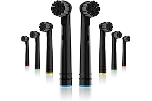 Bamboo Charcoal Replacement Brush Heads Fit for Oral B Electric Toothbrushes