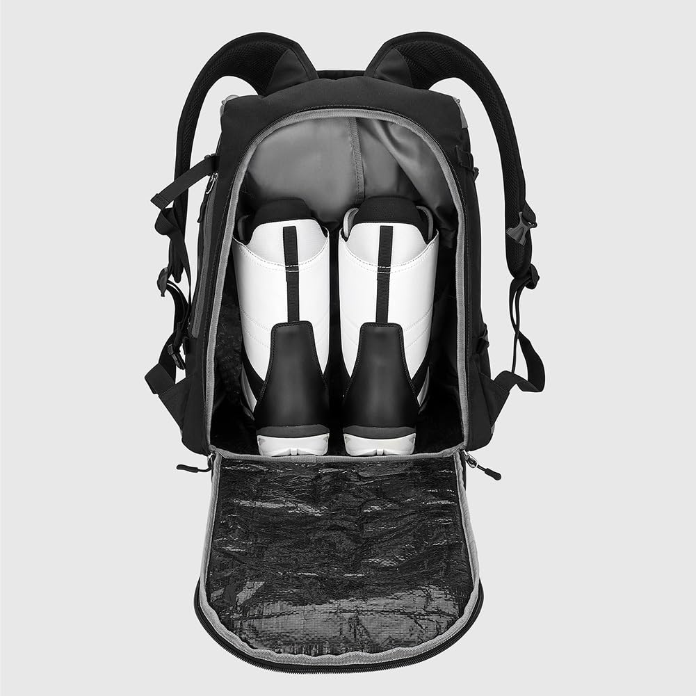 Bolsa para Botas de esquí de Gran Capacidad de 65 l, Ajustable, Impermeable, para Casco, Ropa, Mochila para Hombre y Mujer.
