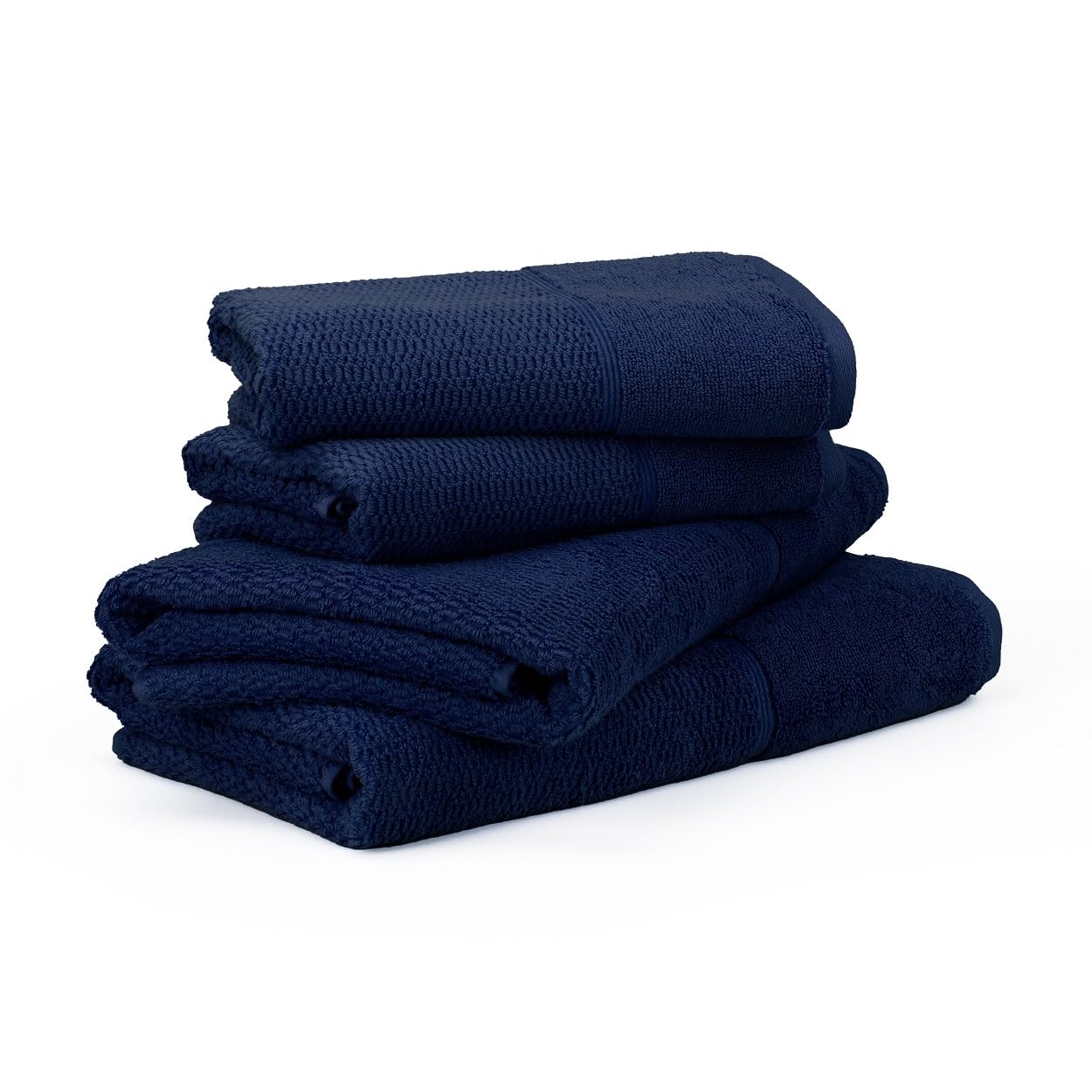 Möve for frottana Handtuchset Pearl 4-TLG Handtücher - 2X 50x100 cm + 2X 67x140 cm, 100% Baumwolle, deep sea