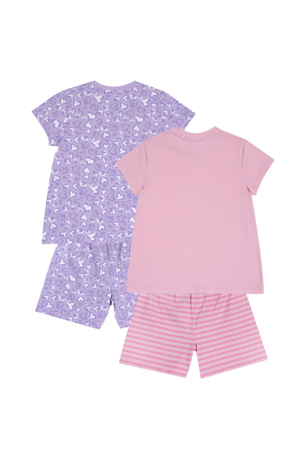 Chicco, Pigiami Bambino e Bambina, Set di 2 Pigiami Corti, con T-Shirt e Pantaloncini, in 100% Cotone, Ottimi per la Primavera e L'Estate, Abbigliamento Bambino e Bambina