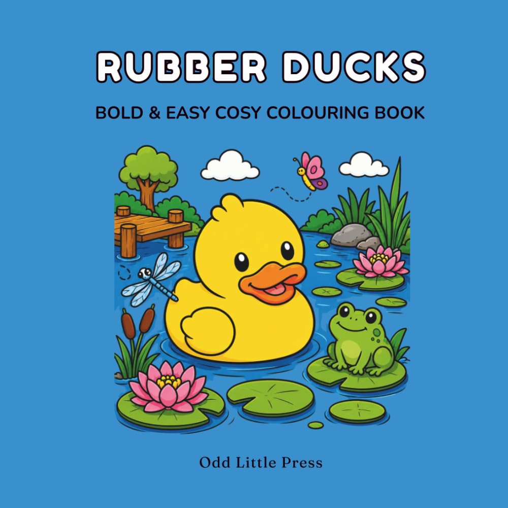 RUBBER DUCKS: BOLD & EASY COSY COLOURING BOOK