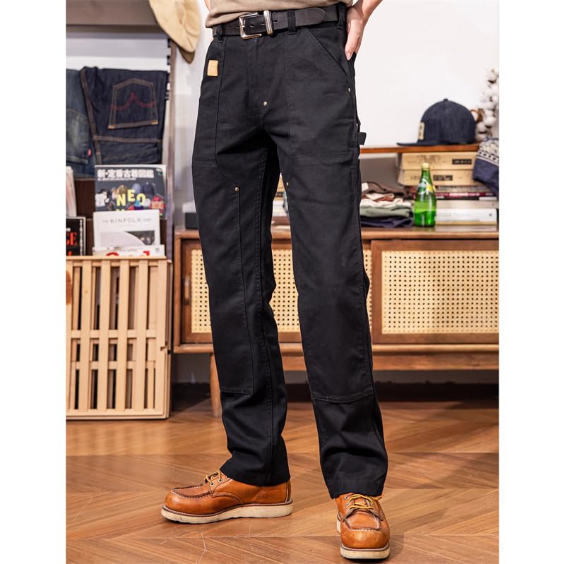 Red Tornado 14oz Duck Double-Front Work Dungaree Pants3