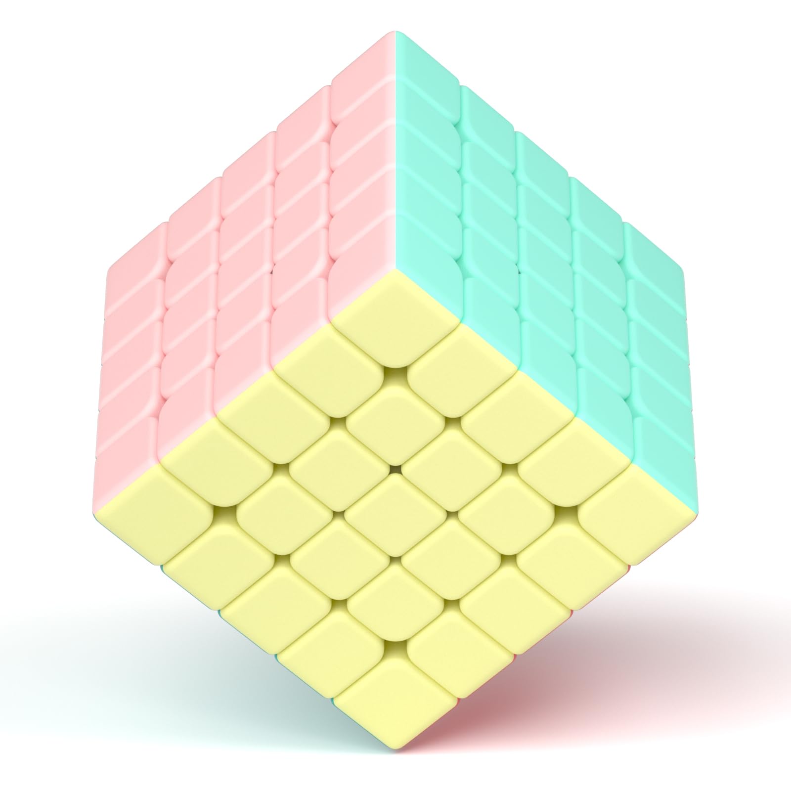 Vdealen Macaron Zauberwürfel Speed Cube Zauberwürfel Original, Glattes Stickerless Magic Würfel für Kindergeparty, Magic Cube Spielzeug Geschenke für Kinder Teenager Erwachsene(5x5x5)
