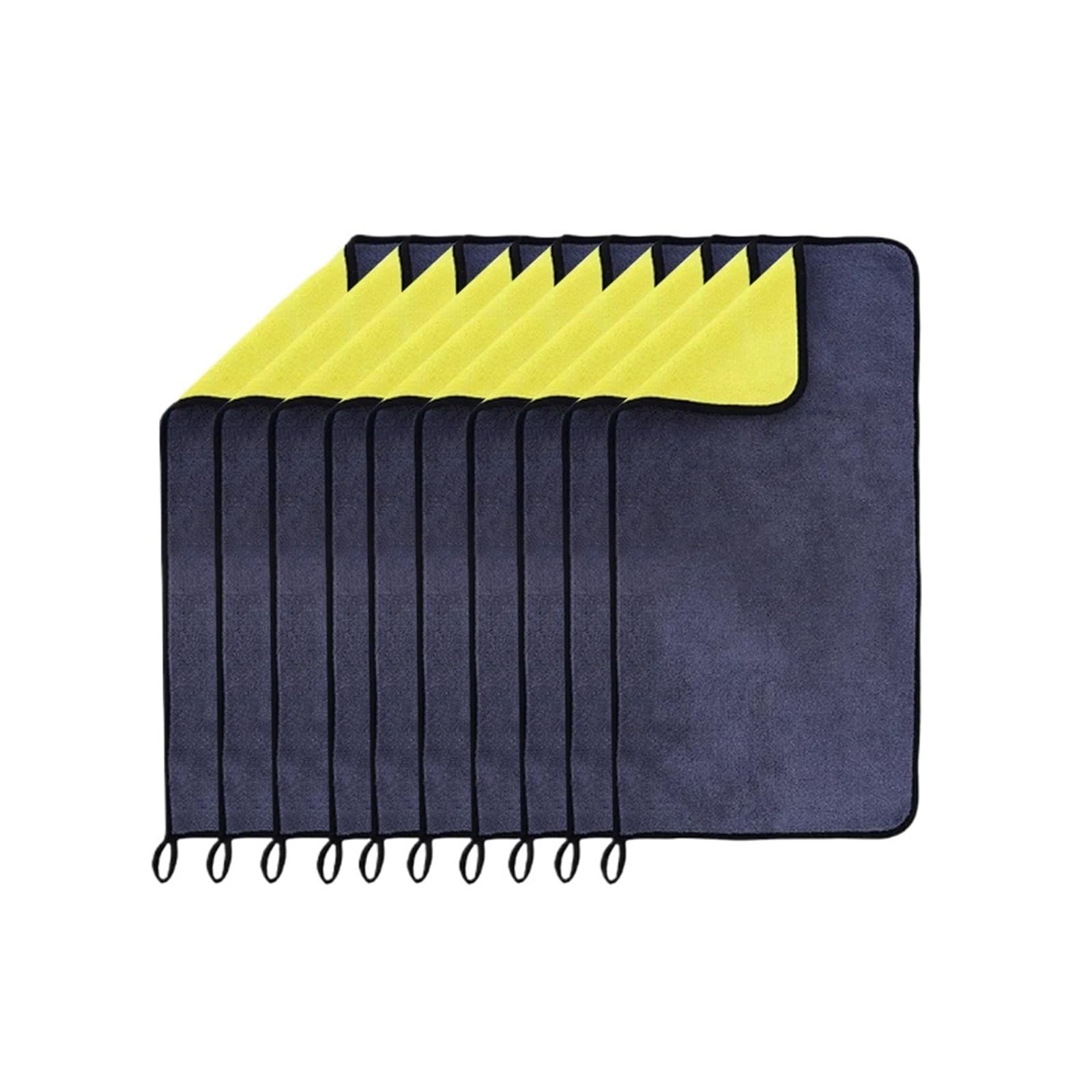Super Absorbent Microfiber Car Wash Towel - Thick Drying Cloth for Care Cleaning 30x60x10pcs