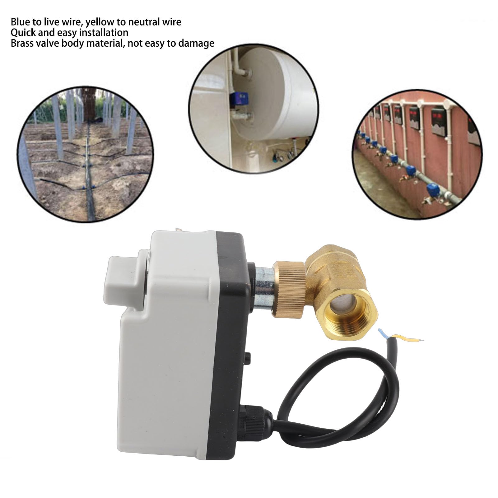 Válvula De Bola Motorizada DN15 Normalmente Abierta AC220V