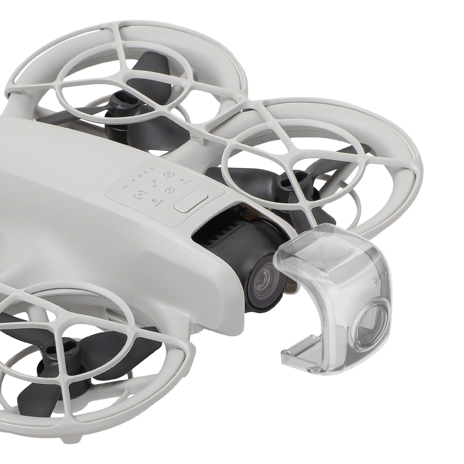 Transparent Lens Protective Cover for DJI NEO Gimbal Camera Protective Cover Lens Dustproof Cap Anti-Scratch Gimbal Shield Safety Cover Accessories