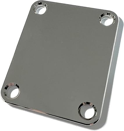 Amazon _ [Creatifinity Parts] ブラス製 ネックジョイントプレート 3.5mm厚 ストラト・テレ等のアップグレードパーツ めっき仕上げ _ エレキギターパーツ _ 楽器・音響機器