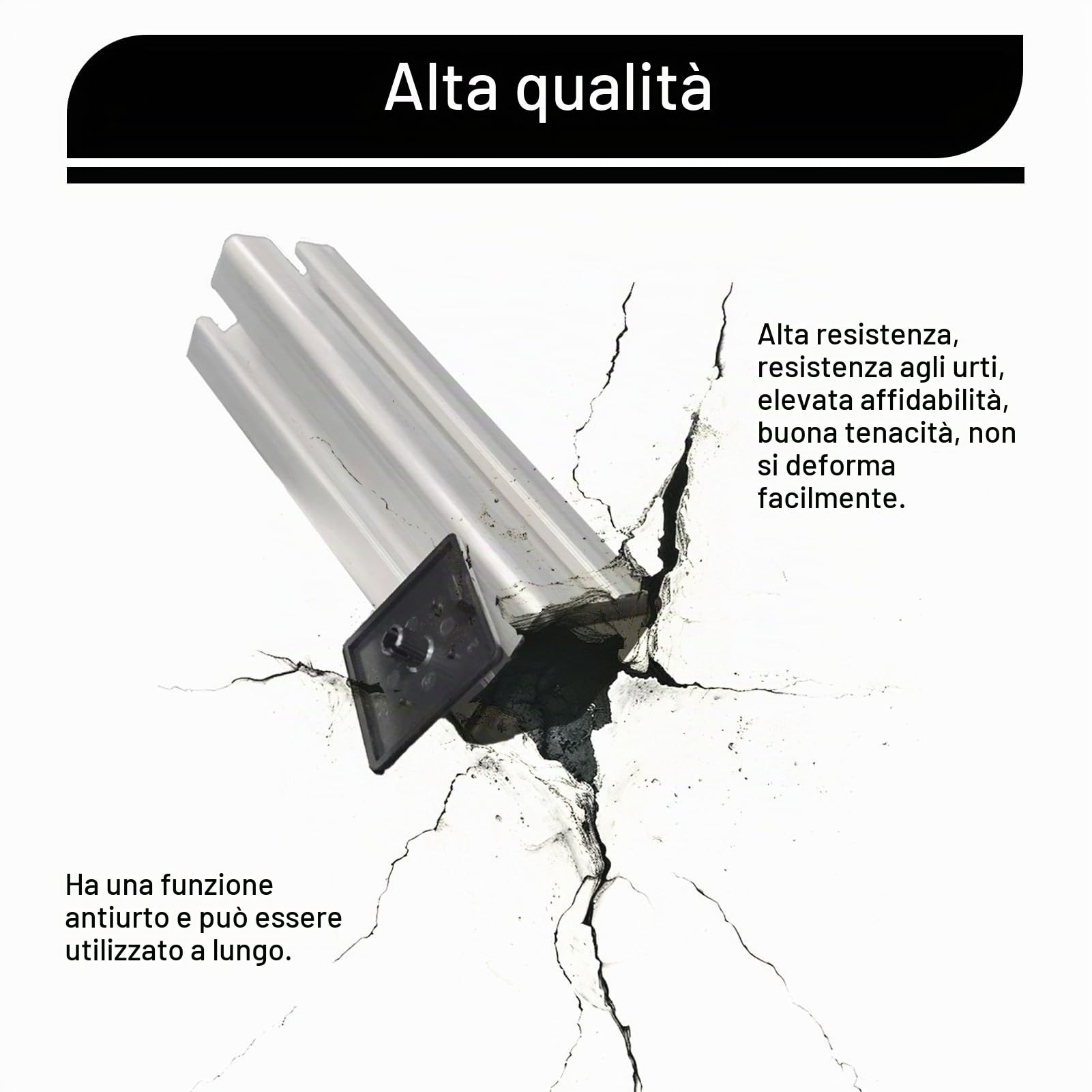 Tappi Terminali Per Profilo Alluminio 30x30, Coperture Di Finitura Per Profilati Estrusi, Protezione Estremità In Nylon Nero, Set Da 40 Pezzi