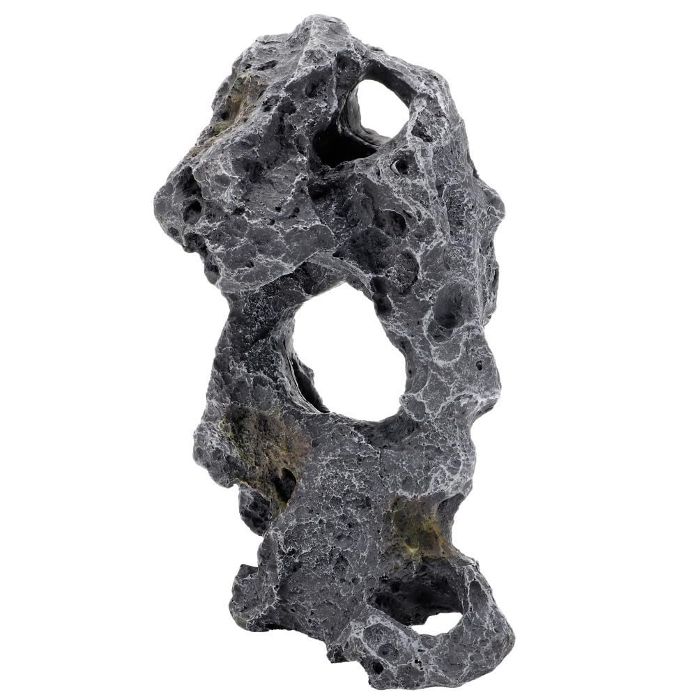 Hobby Cavity Stone Dark 3, 18 x 14 x 28 cm, Decorazione per acquari