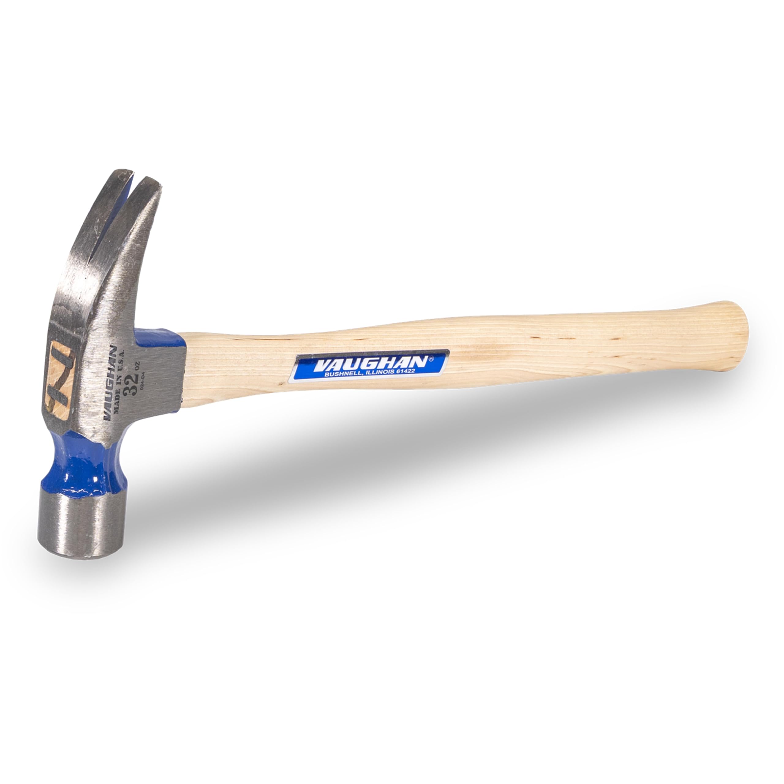 VAUGHAN Hickory Handle 999 Series Framer Hammer, 32 oz Smooth Face, Made In The USA, 707, VN10701