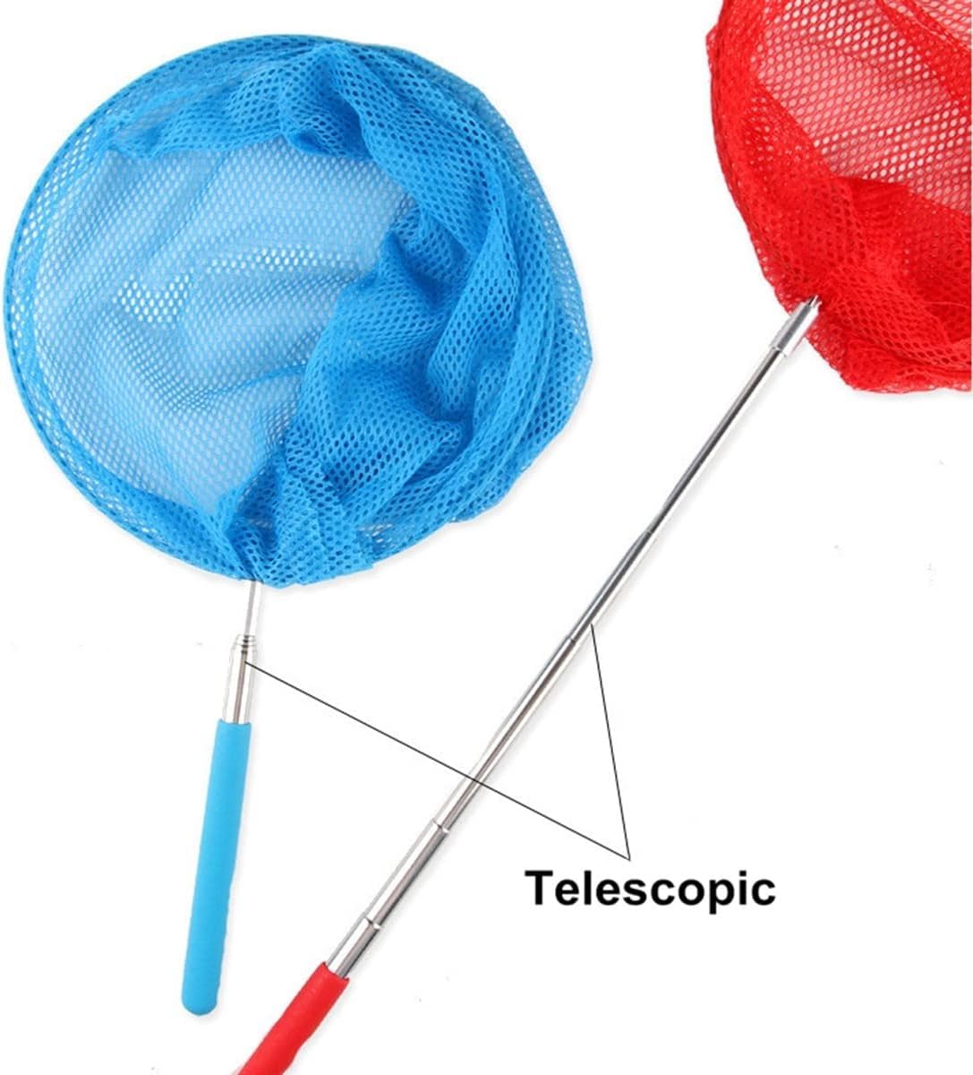 2 Filets De Pêche Papillon Télescopiques, 170 Cm, Pour Étangs