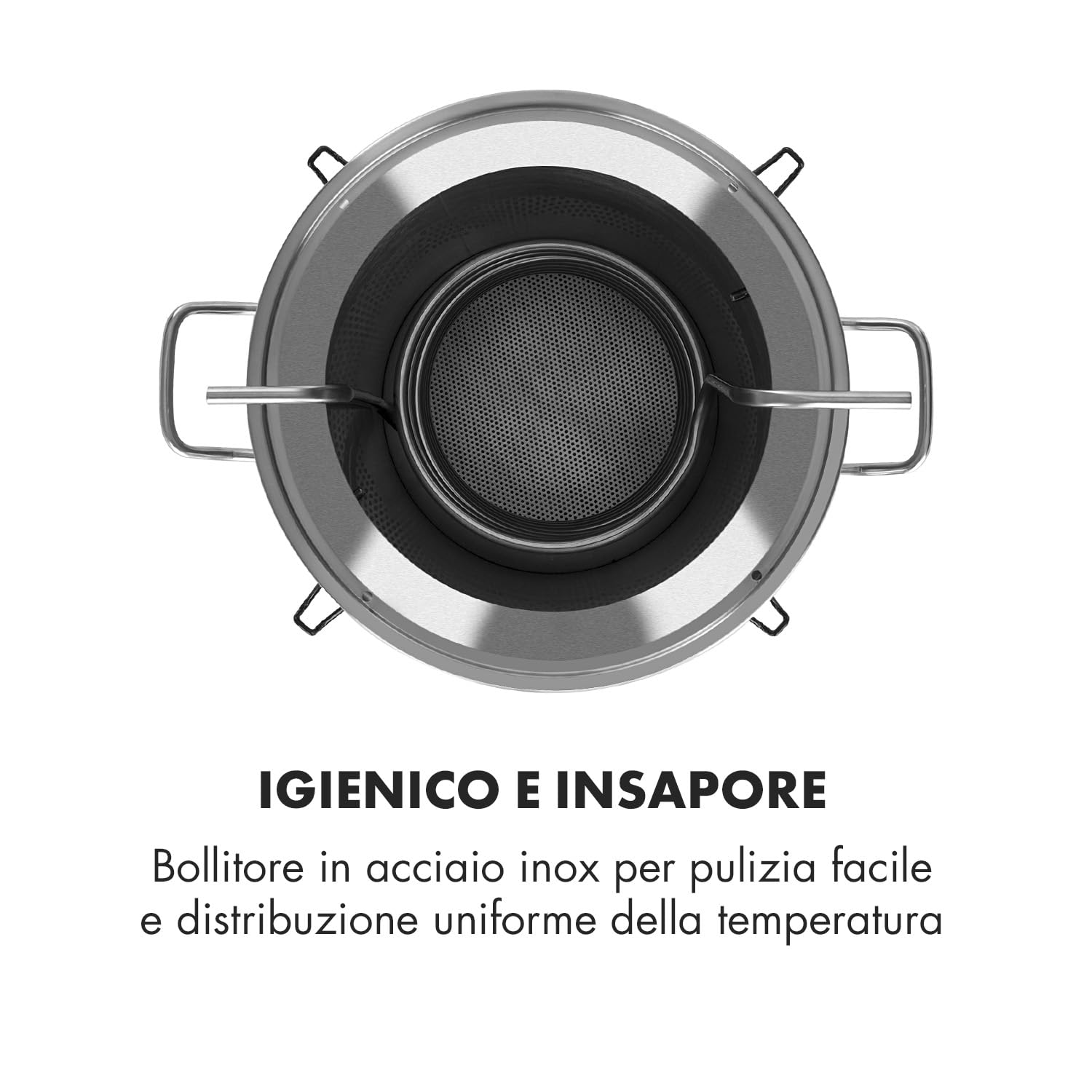 Klarstein Maischfest - Kit Birra Artigianale Completo, Fermentatore 2 Livelli di Potenza: 1500/3000 W, Kit Completo 5 Pezzi, Display LCD, Rubinetto, Acciaio Inox, 25 Litri