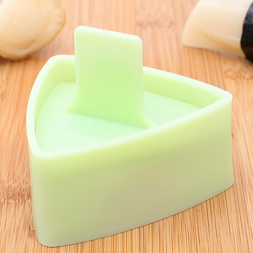 Vista 15 de DOITOOL Molde triangular de Onigiri de 2 piezas – Molde de bolas de arroz antiadherentes para hacer sushi – Molde de arroz clásico lindo molde de 2
