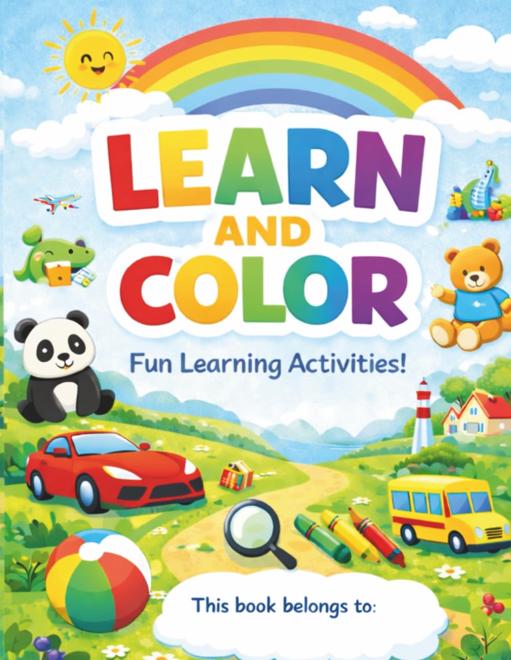Learn And Color: Fun Learning Activities!