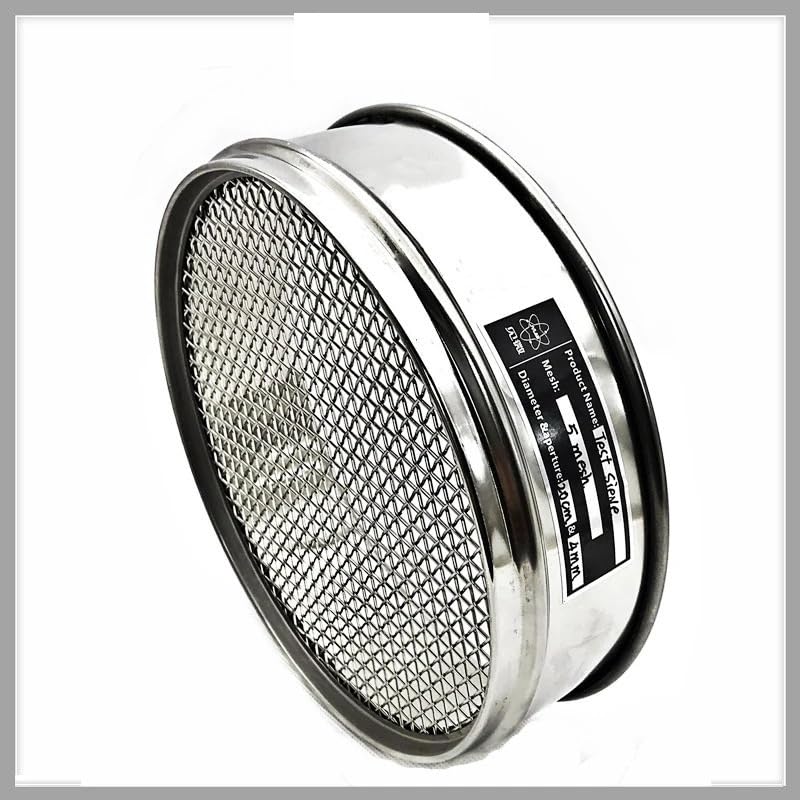 sprzęt laboratoryjny Laboratorium do pobierania próbek z tkanej siatki drucianej Standardowa średnica sita. 20cm(5 mesh 4 mm)