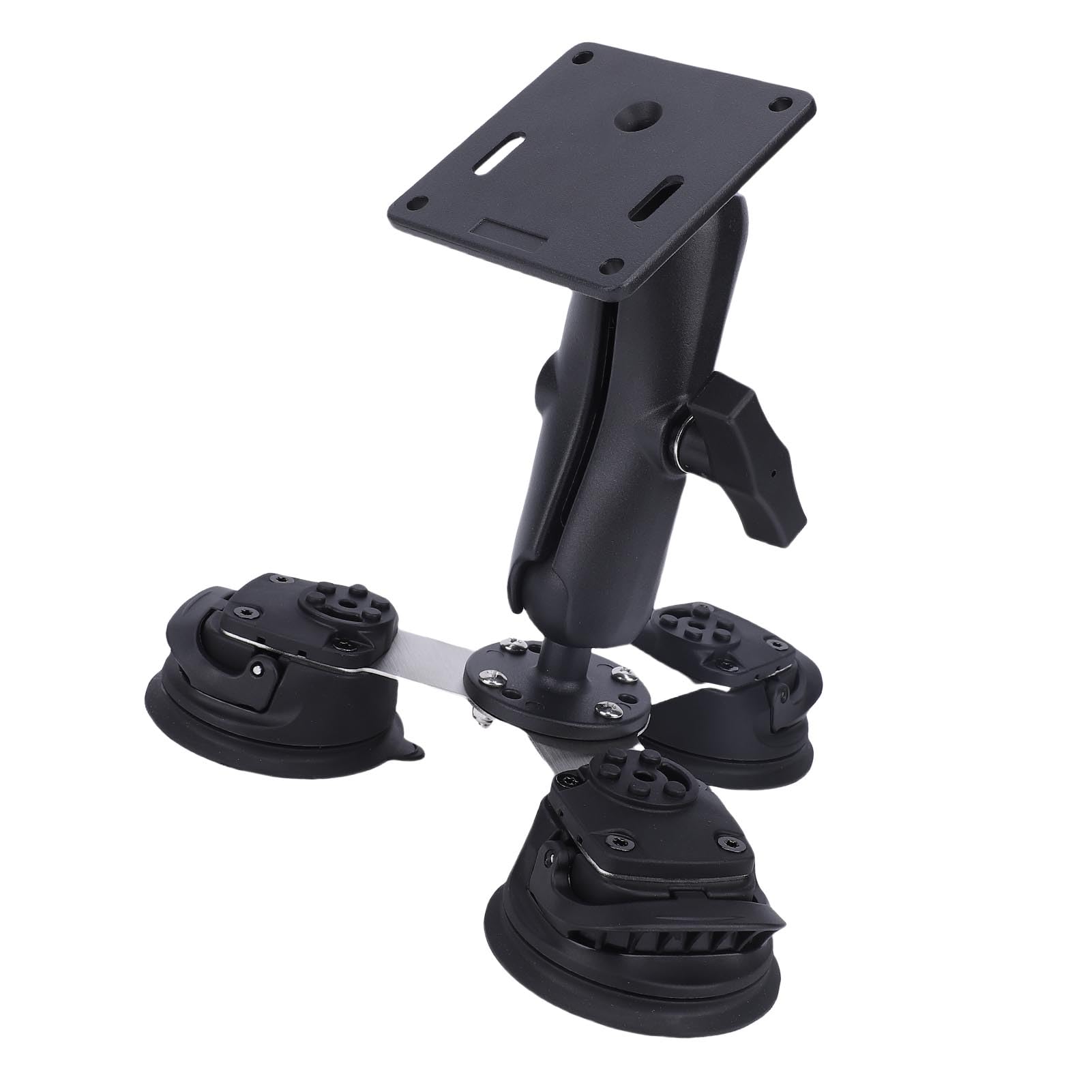 Changor Supporto per Tablet in Lega di Alluminio Supporto per Tablet con Ventosa Sottovuoto Resistente e Stabile per Scrivania in Vetro, per Leggero per Uso Domestico in Ufficio