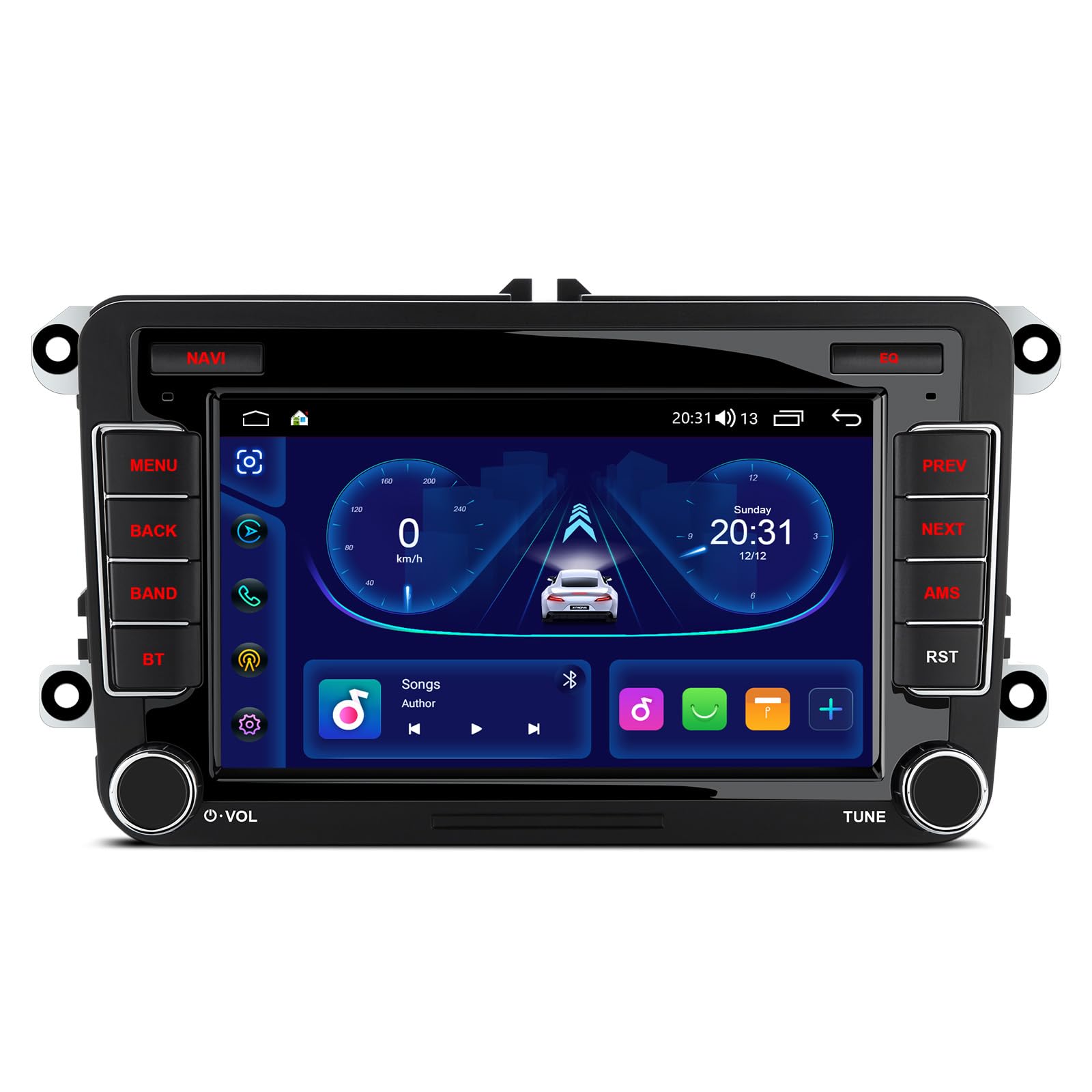 XTRONS 7 Zoll 4+64GB Android Autoradio für VW T5 Golf 5 6 Passat B7 Polo
