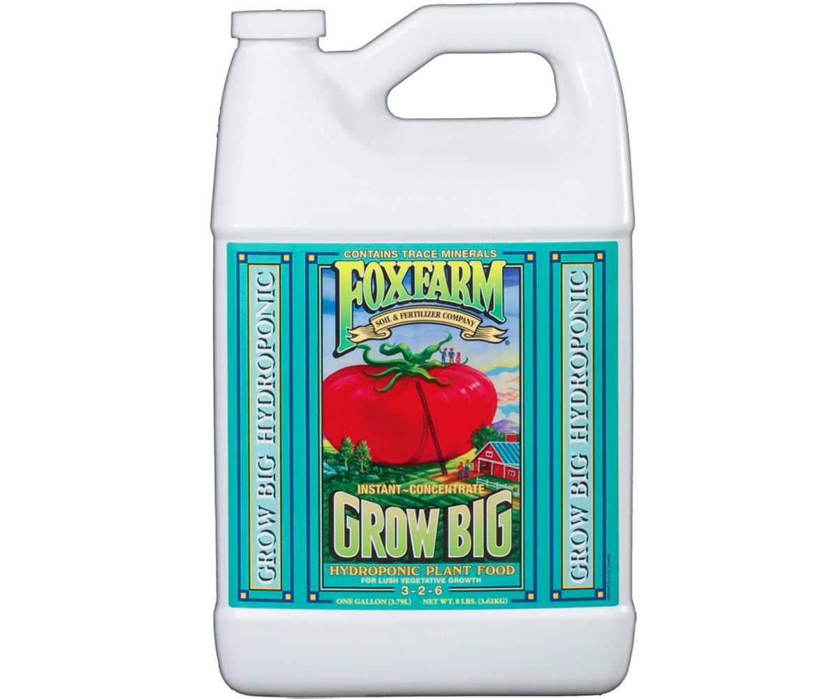 FoxFarmGrow Big Hydro Liquid Concentrate, 1 gal