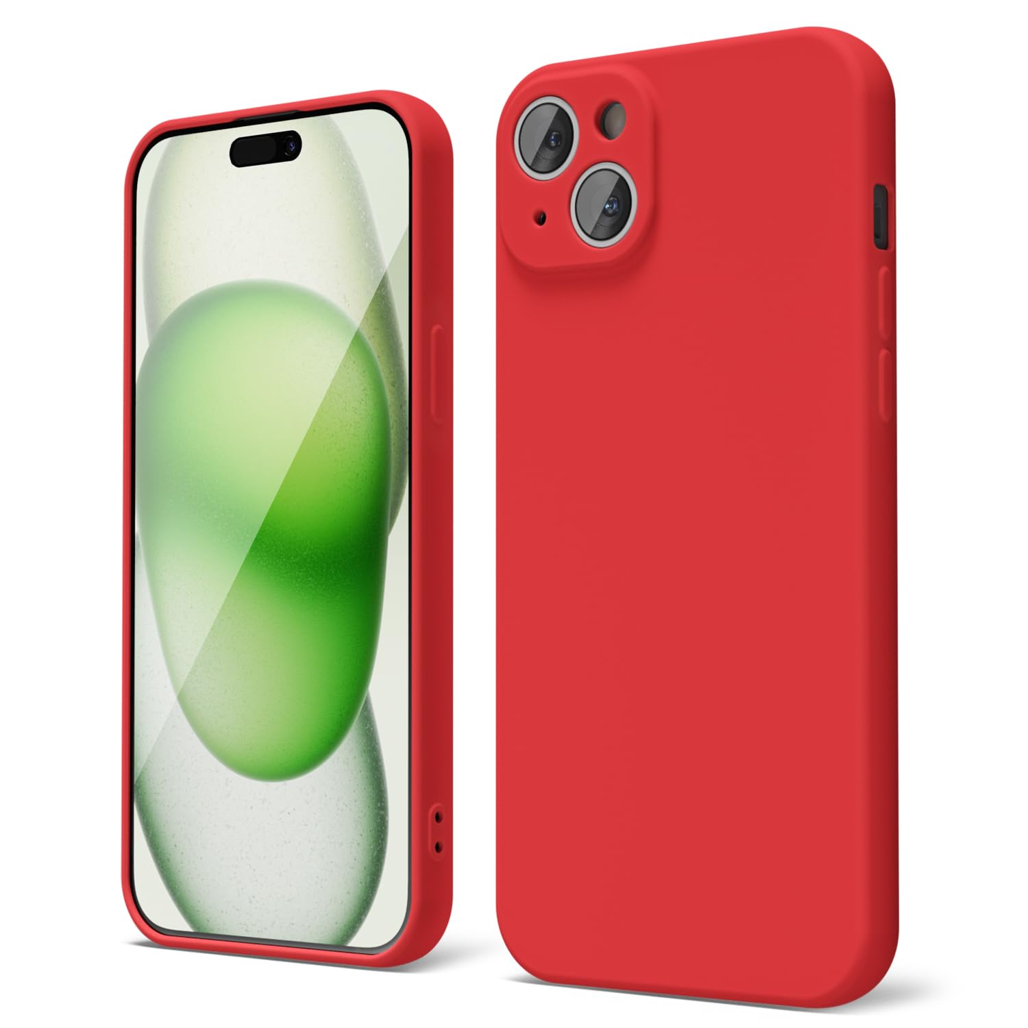oakxco for iPhone 16 Pro Max Case Liquid Silicone, Soft Rubber Gel Elegant Aesthetic Basic Simple Cover, Cute Thin Slim TPU Matte Solid Color Plain Smooth Case for Women Girl, Light Pink — view 8