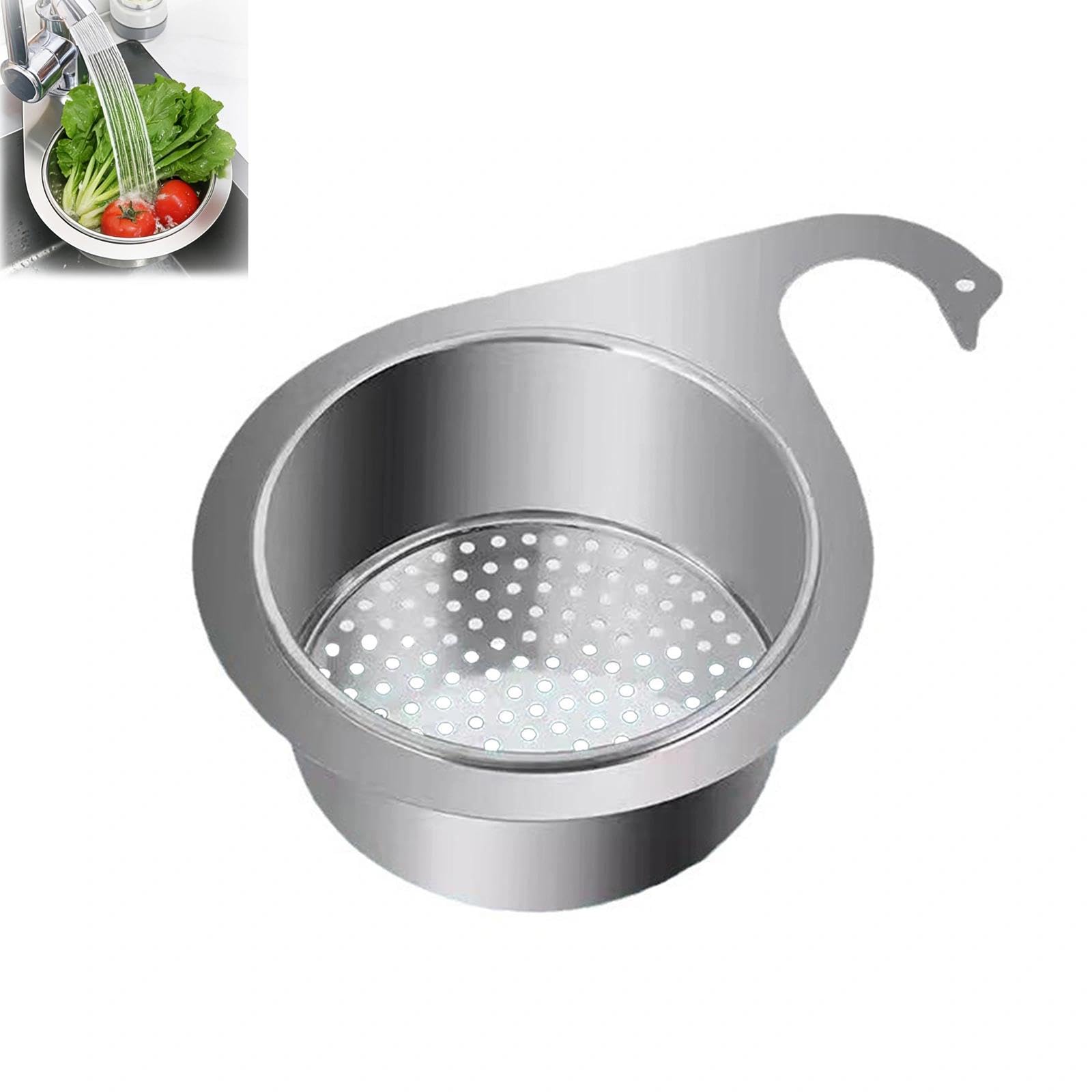 Rifiuti di cucina Lavello In Acciaio Inox Filtro T... – Grandado