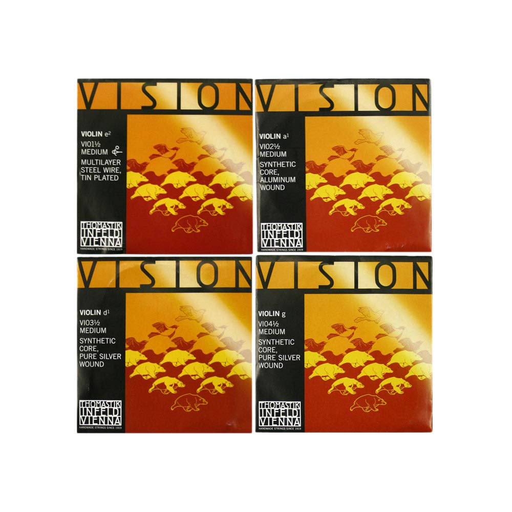 Amazon | Thomastik VISION 1/2サイズ分数バイオリン用セット弦