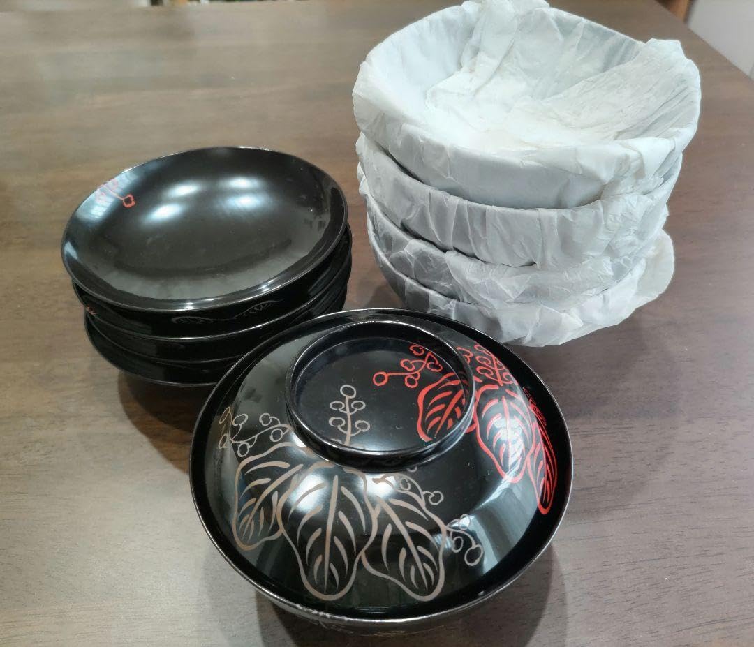 蓋付き煮物椀 5個セット 蓋付き汁椀 5セット〈新品〉 | 器屋 HAKOBE