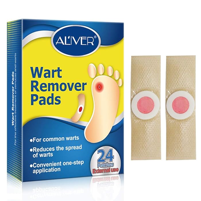 Buy Wart Removal Pads, Natural Wart Remover, Safe and Effective to Body