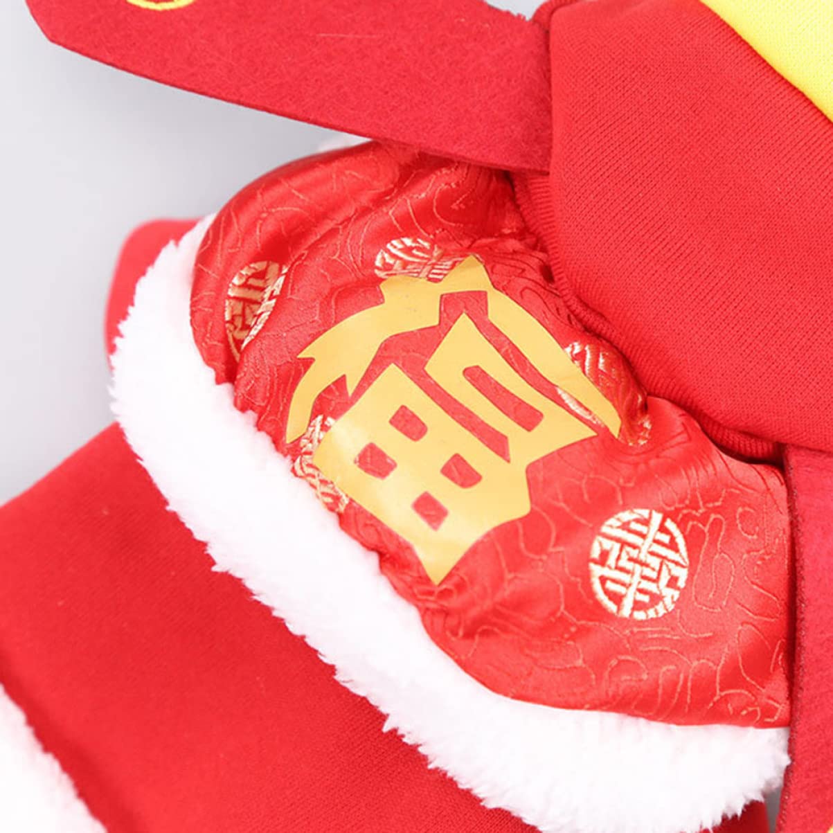 FRCOLOR 3 Pz Abbigliamento Invernale Vestiti Cappotti Per Cani Per L'inverno Costume Da Compagnia Di Capodanno Costume Capodanno Cinese Per Cani Creativo Cane Cappotto Invernale Cucciolo