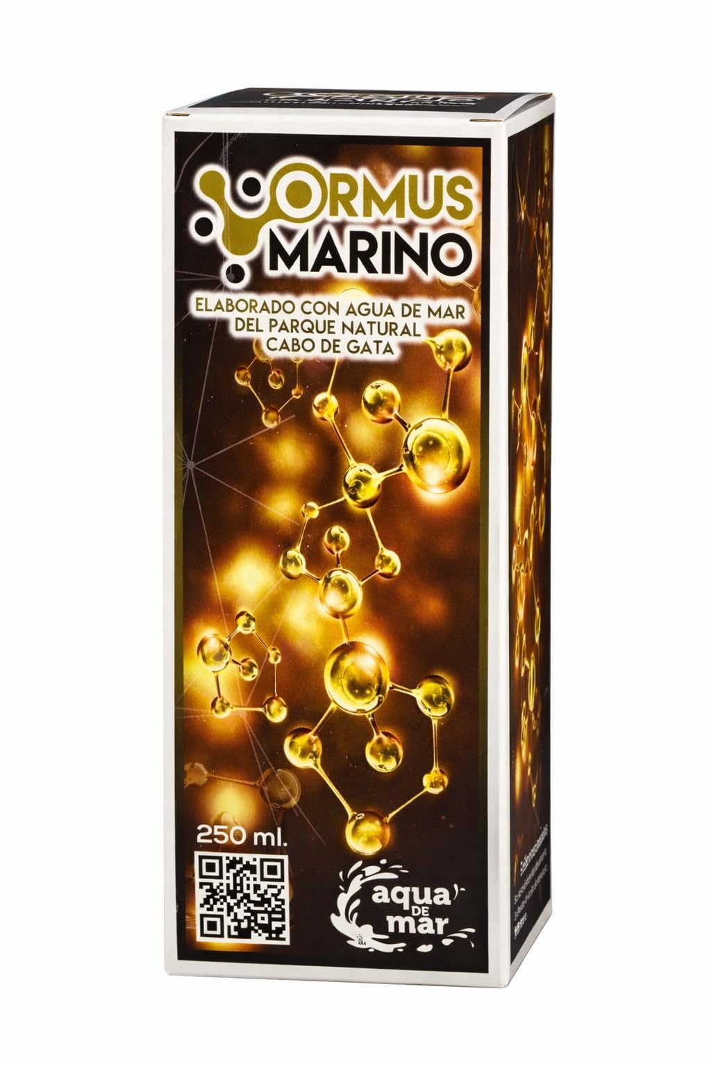 Ormus Marino (Pack 2 x 250 ml) Agua de Mar con Minerales Marinos, Ormus Marino Puro, Formato Líquido