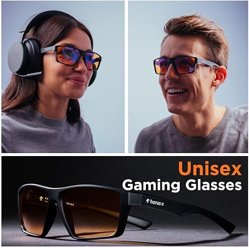 Miniatura 4 de Horus X  Blue Light Glasses Men Women  Blue Light Blocking Glasse Anti-Fatigue & Eye Migraine  Office & Gaming Glasses