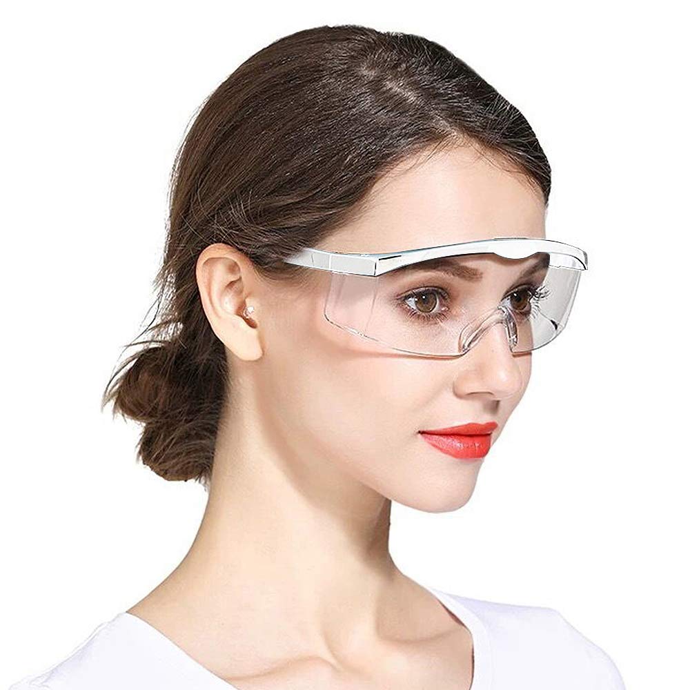 Safety Glasses, 5PCS Adjustable Wide-Vision Protective Glasses, Lightweight Fog-Proof Safety Goggles — Amazon image 7