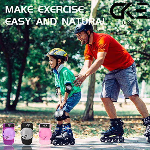 Image of Kids Knee Pad Elbow Pads Guards for Boys Girls 2-7 Year Old Kids Protective Gear Set for Skating Cycling Bike Rollerblading Scooter