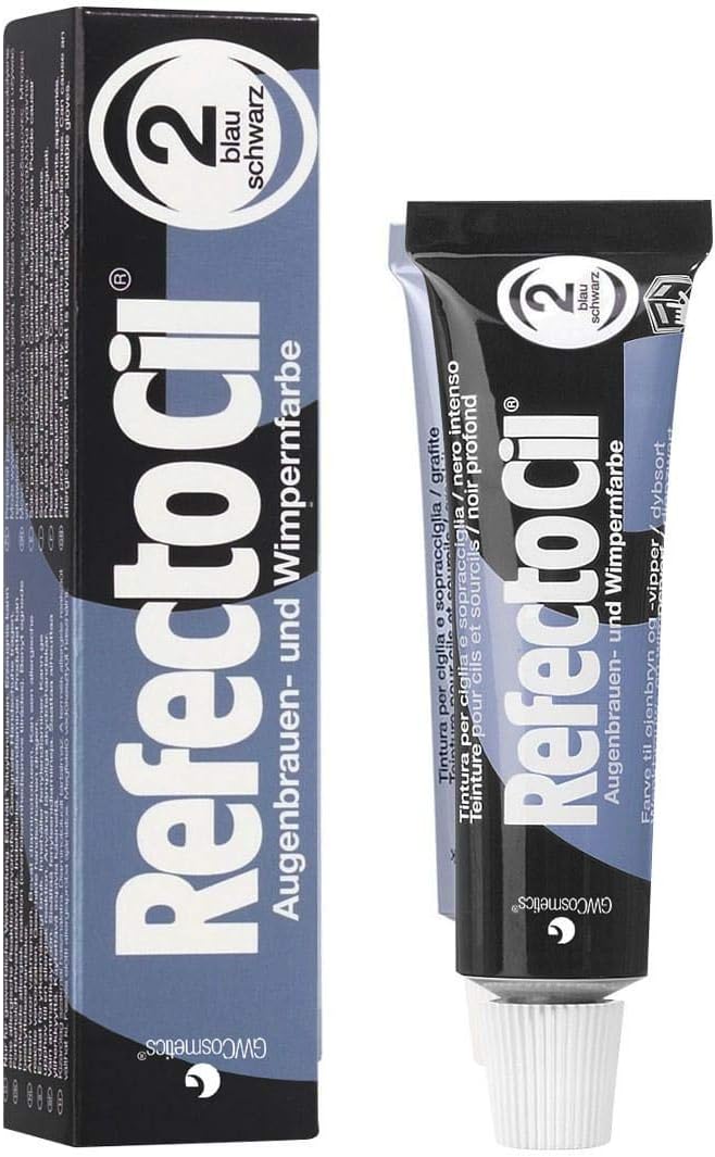 Refectocil Eyebrow and Eyelash Tint 15 ml, No 2 Blue/Black (Pack of 1