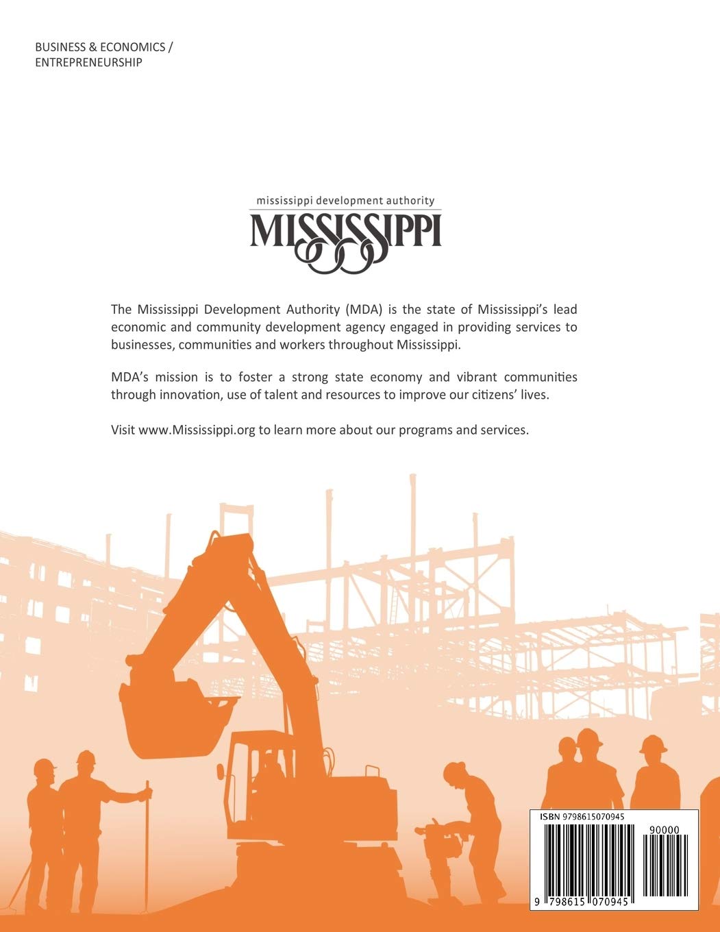 Mississippi Development Authority Advanced Construction Business Management Training Program: Volume II