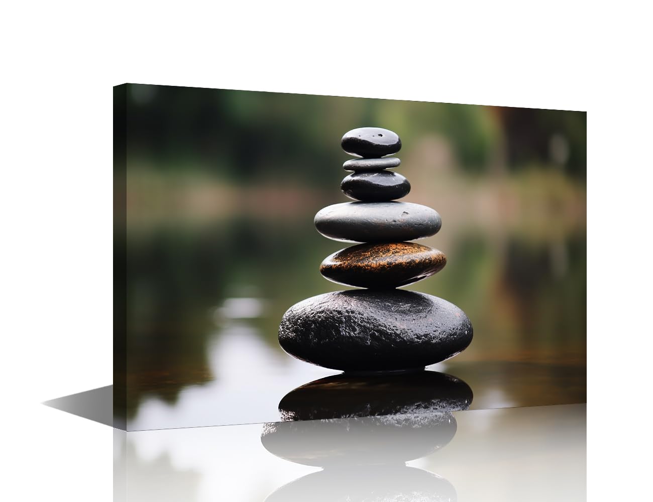 クンストラーゼン モンドリアン Soak Up Art When You Can Amazon.com: Stack of Rocks in Water Painting Zen Pictures