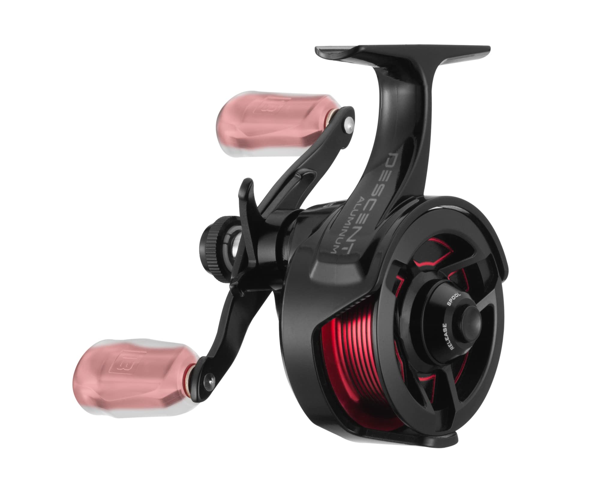 Amazon.com : 13 Fishing - Descent Aluminum - Inline Ice Fishing Reel - 2.7:1 Gear Ratio - Left Hand Retrieve (Aluminum Spool Gen 2 Design) - D2AL-2.7-LH, Black/Red : Sports & Outdoors Amazon.com : 13 Fishing - Descent Aluminum - Inline Ice Fishing Reel - 2.7:1 Gear Ratio - Left Hand Retrieve (Aluminum Spool Gen 2 Design) - D2AL-2.7-LH, Black/Red : Sports & Outdoors