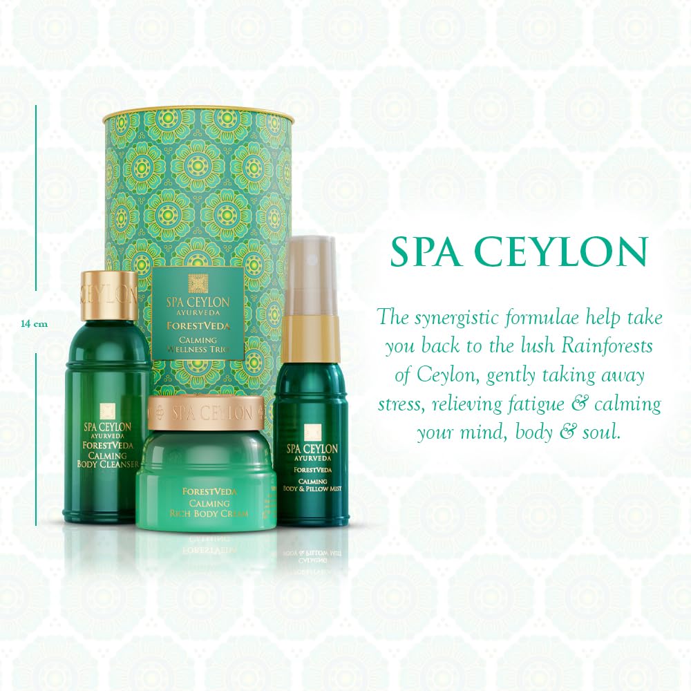Amazon.com : Spa Ceylon ForestVeda Calming Wellness Trio