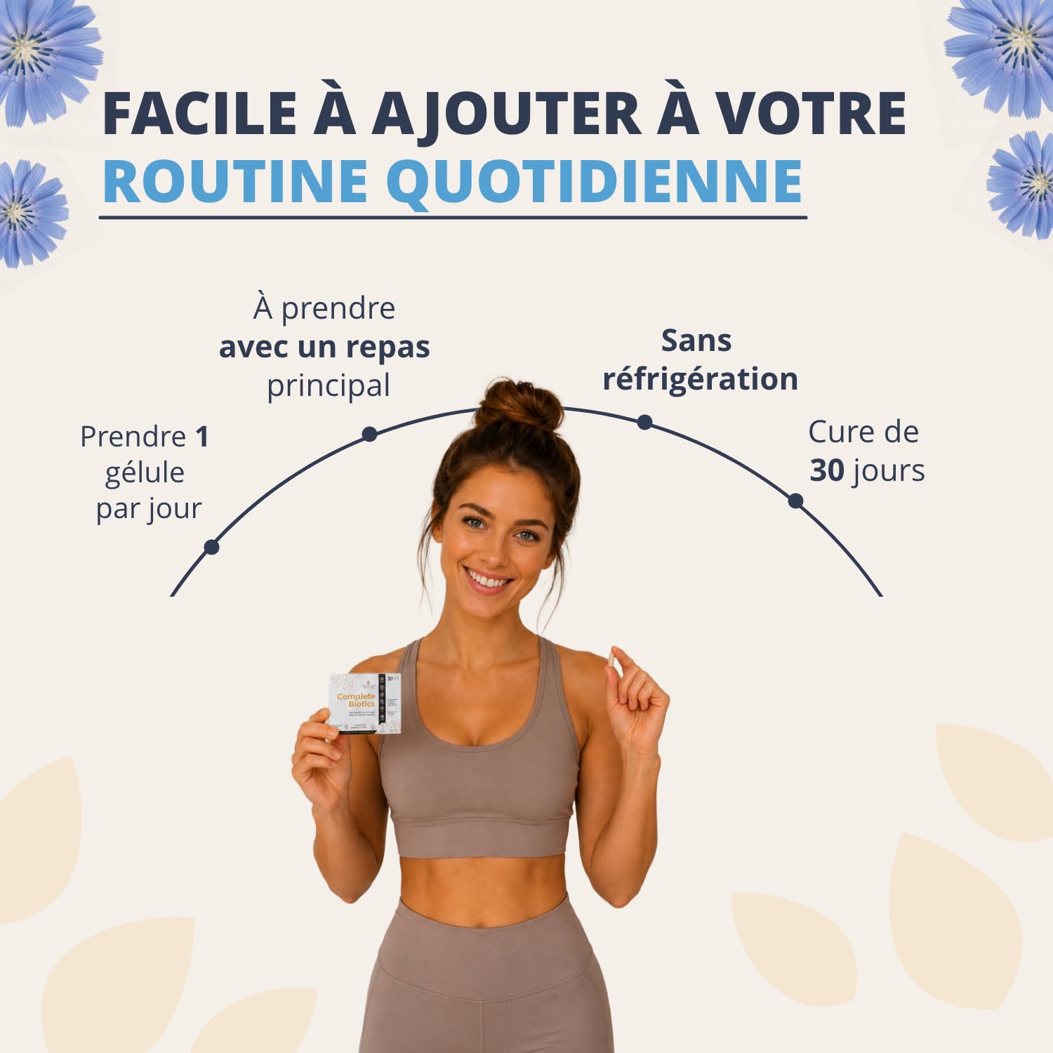Golden Tree Complete Biotics – Probiotiques, 30 gélules | Avec 20 cultures et souches bactériennes, 20 milliards d’UFC par dose journalière, Gélules gastro-résistantes