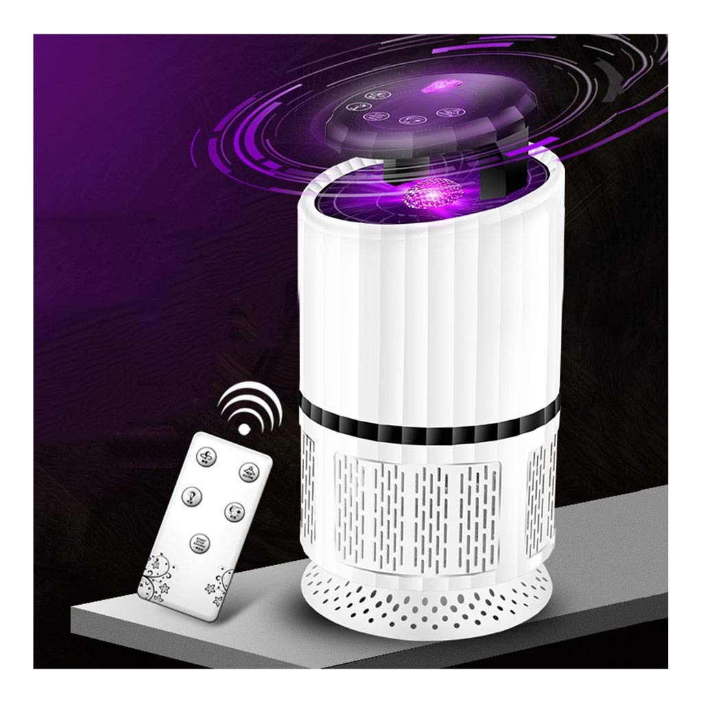 Trappola per zanzare Lampada antizanzare telecomandata, Trappola per zanzare fisica Bug Zapper, Silenzioso Silenzioso Non tossico, Soggiorno Camera da letto del bambino Sala da pranzo Lampada antizanz