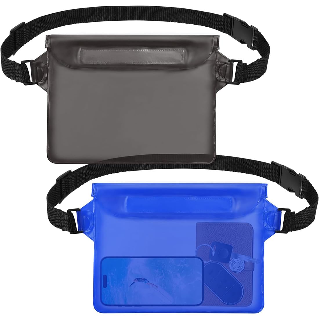 Borsa Impermeabile IPX8 ECHTPower - 2 Pezzi - Per Mare, Spiaggia, Sport - Touchscreen, Cintura Regolabile - Foto 8