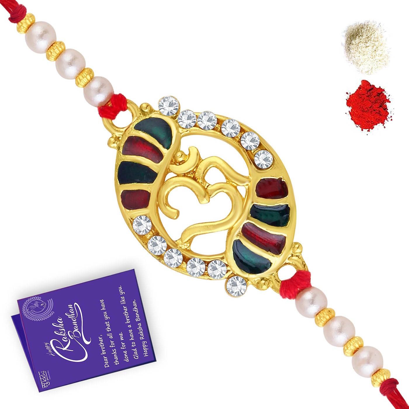 See full amazon price history chart for Sukkhi Rakhi Charming Kundan Designer Gold Plated Premium Rakhi for Brother With Roli Chawal & Greeting Card | Rakhi for Bhaiya | Rakhi for MEN | Kundan Rakhi | (RAK73436) Sukkhi Rakhi Charming Kundan Designer Gold Plated Premium Rakhi for Brother With Roli Chawal & Greeting Card | Rakhi for Bhaiya | Rakhi for MEN | Kundan Rakhi | (RAK73436) (B094154F5W) Amazon Price History, Amazon Price Tracker