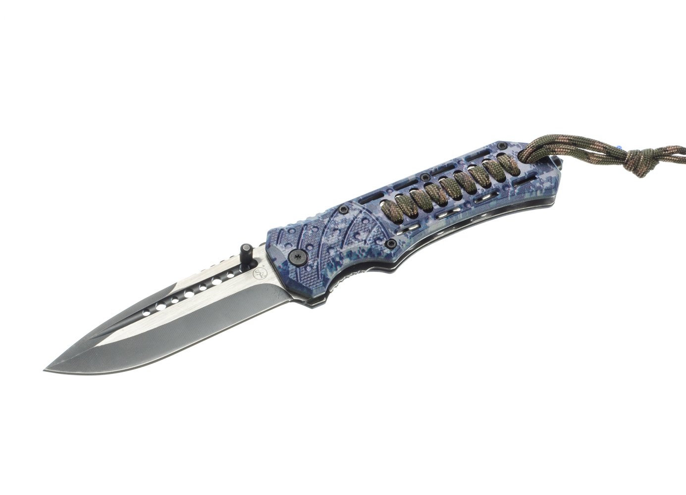Blue Camo Pocket Knives