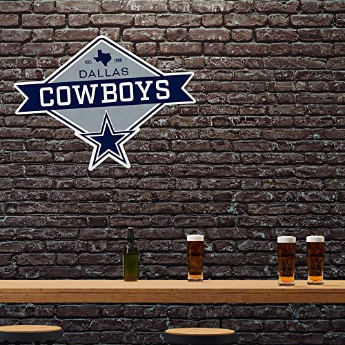 rico industries nfl football diamond shape cut pennant shape cut pennant - home and living room dcor - soft felt ez to hang
